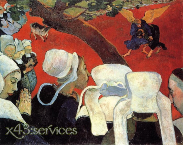 Paul Gauguin - Die Vision nach der Predigt